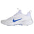 RETURN 4 SALE - Nike Huarache 9 Elite Turf Lax White/Royal Blue Lacrosse Cleats - Mens 4 / Womens 5.5