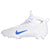 RETURN 4 SALE - Nike Huarache 9 Elite Mid Lax White/Royal Blue Lacrosse Cleats