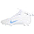 Nike Huarache 9 Elite Mid Lax White/Carolina Blue Lacrosse Cleats
