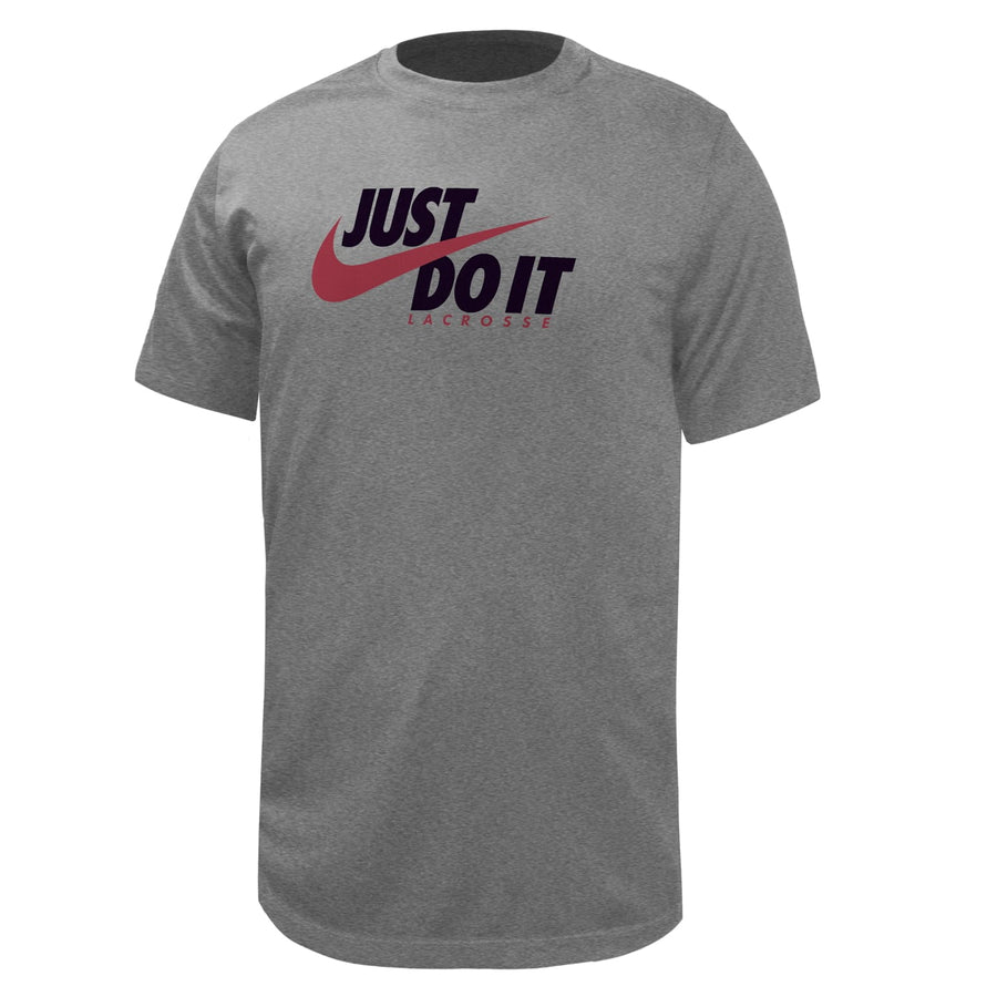 Nike Dri-Fit Legend Just Do It Grey Men's Training Lacrosse Shirt