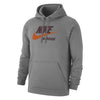 Nike Club Fleece Grey Pullover Men's Lacrosse Hoodie