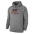 Nike Club Fleece Grey Pullover Men's Lacrosse Hoodie