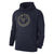 Nike Club Fleece Circle Logo Navy Blue Pullover Men's Lacrosse Hoodie