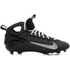 Nike Huarache 9 Elite Mid Lax Black/White Lacrosse Cleats