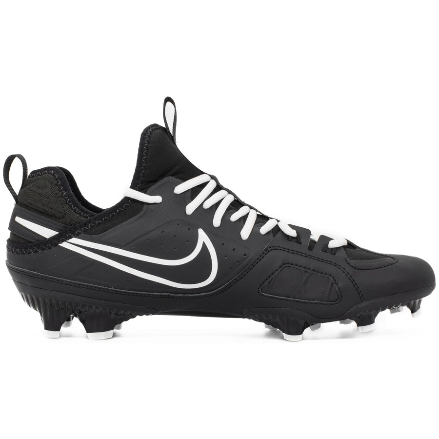 Nike Huarache 9 Varsity Lax Black/White Lacrosse Cleats