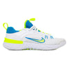 RETURN 4 SALE - Nike Huarache 9 Elite Turf Lax SE White/Blue/Volt Lacrosse Cleats