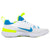 RETURN 4 SALE - Nike Huarache 9 Elite Turf Lax SE White/Blue/Volt Lacrosse Cleats