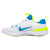 RETURN 4 SALE - Nike Huarache 9 Elite Turf Lax SE White/Blue/Volt Lacrosse Cleats