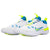 RETURN 4 SALE - Nike Huarache 9 Elite Turf Lax SE White/Blue/Volt Lacrosse Cleats