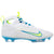 RETURN 4 SALE - Nike Huarache 9 Elite Mid Lax SE White/Blue/Volt Lacrosse Cleats