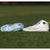 RETURN 4 SALE - Nike Huarache 9 Elite Mid Lax SE White/Blue/Volt Lacrosse Cleats
