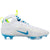 RETURN 4 SALE - Nike Huarache 9 Elite Mid Lax SE White/Blue/Volt Lacrosse Cleats