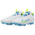 RETURN 4 SALE - Nike Huarache 9 Elite Mid Lax SE White/Blue/Volt Lacrosse Cleats