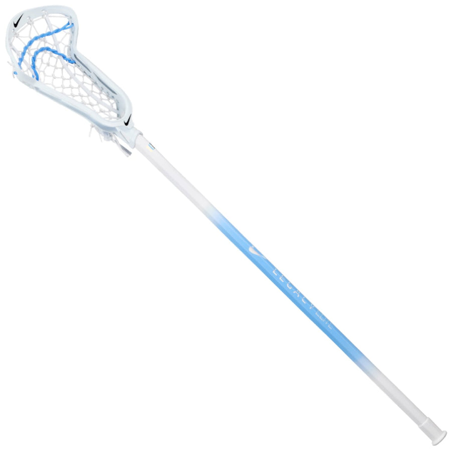 Nike Legacy Elite White/Carolina Blue 10 Degree Composite Complete Women's Lacrosse Stick