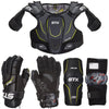 STX Stallion 200 Lacrosse Starter Kit - Gloves, Shoulder Pads & Arm Pads - 2023 Model