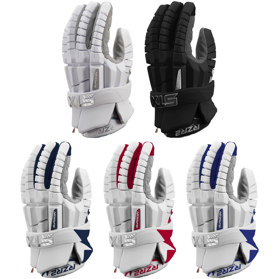 STX Surgeon RZR2 Lacrosse Gloves