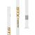 STX Fiber X White/Gold Composite Attack Lacrosse Shaft | Online Lacrosse Store | SportStop.com