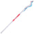 STX Aria Pro Valkyrie Pocket Red/White/Blue 10 Degree Composite Complete Women's Lacrosse Stick
