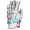 STX Surgeon RZR2 South Beach Silver Lacrosse Gloves