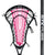 STX Fuse Valkyrie Pocket Black/Pink Composite Complete Women's Lacrosse Stick