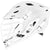 Warrior Burn White Lacrosse Helmet