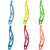 Warrior Evo QX-O Neon Colored Lacrosse Head