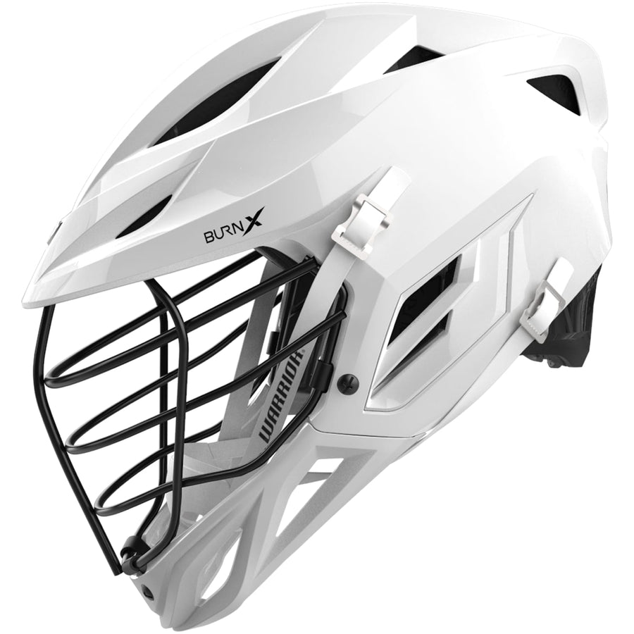 Warrior Burn X White Lacrosse Helmet