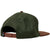 Warrior Cabin Fever Wool Forest Green Snapback Lacrosse Hat Cap