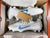 RETURN 4 SALE - Nike Huarache 9 Elite Low Lax White/Carolina Blue Lacrosse Cleats