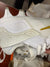 RETURN 4 SALE - Nike Huarache 9 Elite Low Lax White/Gold Lacrosse Cleats