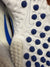 RETURN 4 SALE - Nike Huarache 9 Elite Turf Lax White/Royal Blue Lacrosse Cleats - Mens 4 / Womens 5.5