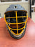 RETURN 4 SALE - Cascade Z Matte Black/Athletic Gold Lacrosse Helmet