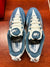 RETURN 4 SALE - New Balance Burn X5 Liquid Silver Lacrosse Cleats