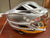 RETURN 4 SALE - Cascade XRS Youth Platinum/Athletic Gold Lacrosse Helmet