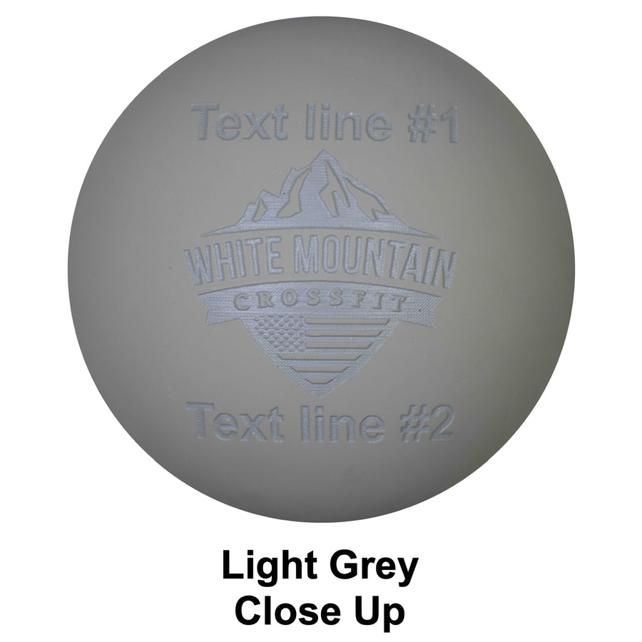 Laser Engraved Lacrosse Award Balls with Your Logo and Personalization (24 Ball Minimum)