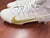 RETURN 4 SALE - Nike Huarache 9 Elite Mid Lax White/Gold Lacrosse Cleats