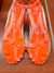 RETURN 4 SALE - New Balance Burn X3 White/Orange Lacrosse Cleats