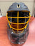 RETURN 4 SALE - Cascade Z Matte Black/Athletic Gold Lacrosse Goalie Helmet
