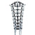 Maverik Ascent Pro HEX Pocket Women's Lacrosse Stringing Piece with Frame
