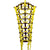Maverik Ascent Pro HEX Pocket Women's Lacrosse Stringing Piece with Frame