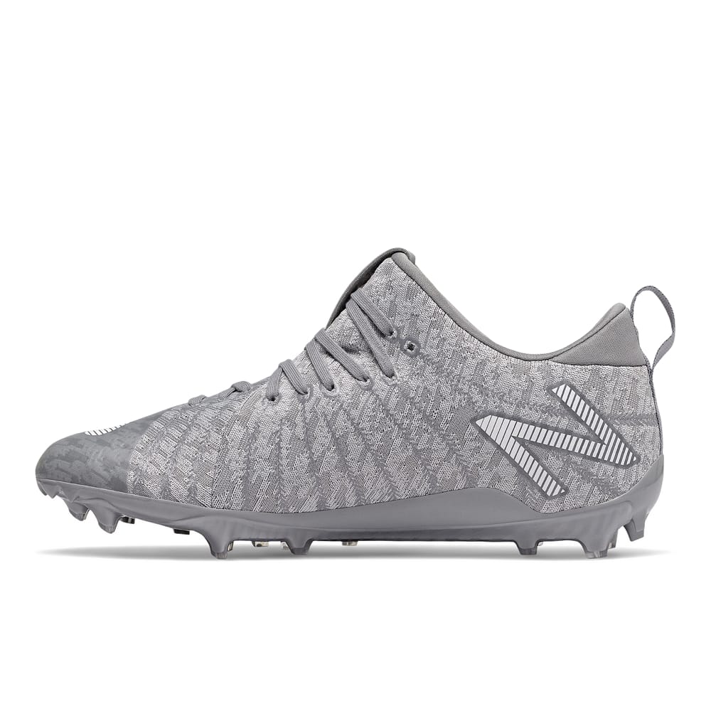 New Balance Burn X2 Low Grey Lacrosse Cleats