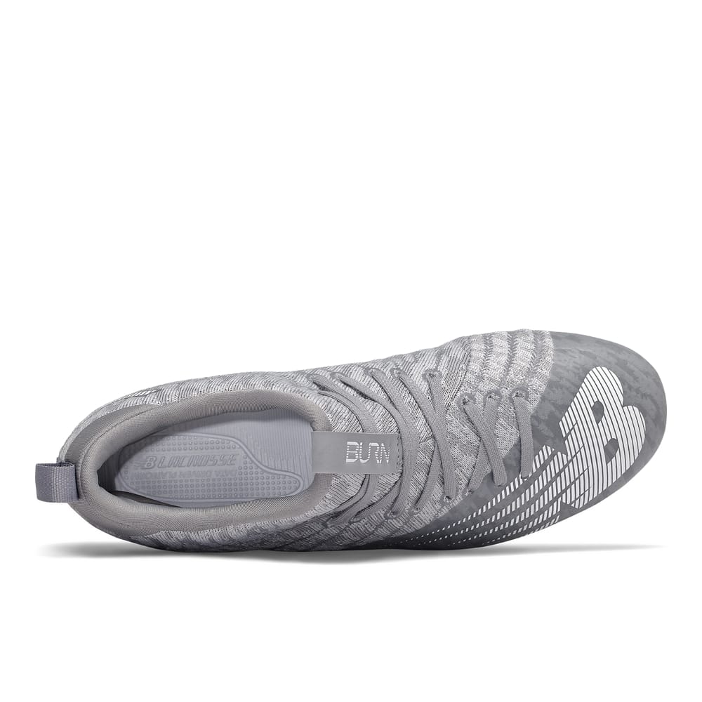 New Balance Burn X2 Low Grey Lacrosse Cleats