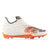 New Balance Burn X3 White/Orange Lacrosse Cleats