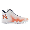 New Balance Freeze V3 Jr White/Orange Lacrosse Cleats
