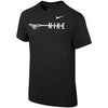 Nike Core Cotton Stick Black Boy's Lacrosse Shirt