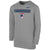 Nike Core Cotton USA Grey Boy's Long Sleeve Lacrosse Shirt