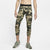 Nike Pro Men's 3/4 Jade/Brown Camo Leggings