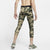 Nike Pro Men's 3/4 Jade/Brown Camo Leggings