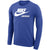 Nike Dri-Fit Legend Royal Blue Long Sleeve Men's Training Lacrosse Shirt