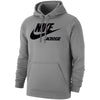 Nike Club Fleece Grey Pullover Men's Lacrosse Hoodie